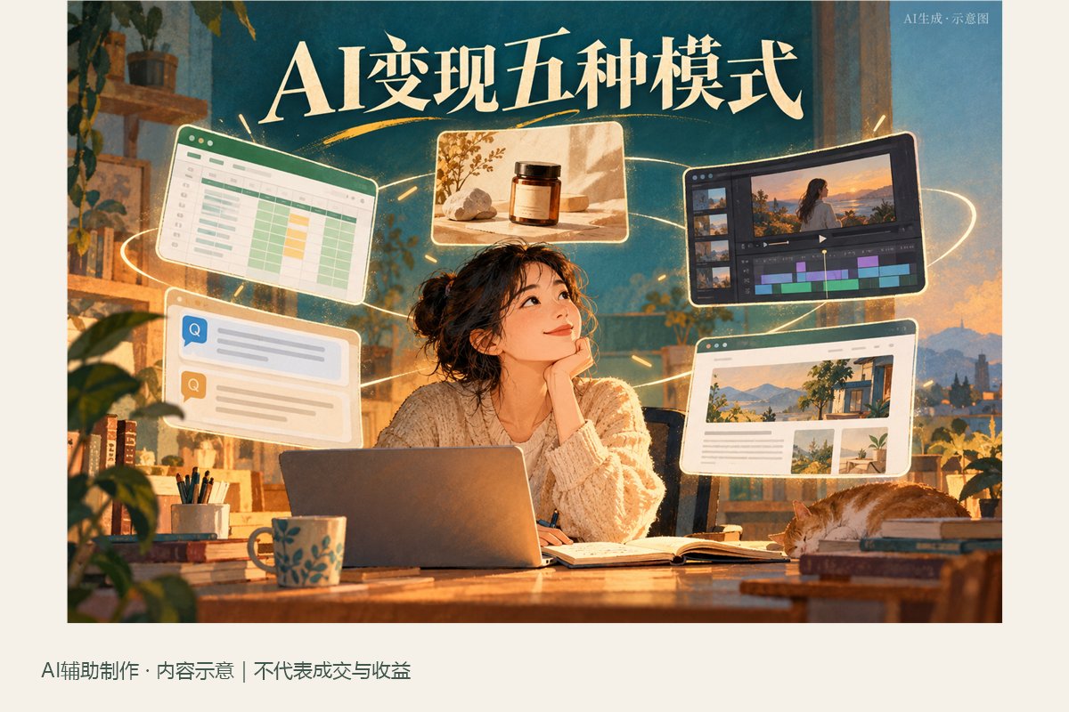 会用AI，为什么还是接不到单？先把这5种交付说清楚