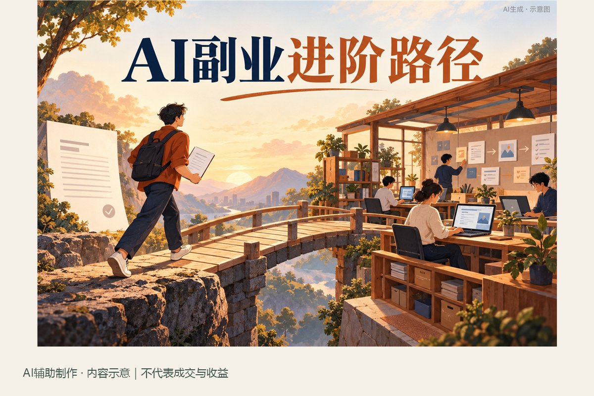 从零散接单到重复成交，AI副业要过哪几关？
