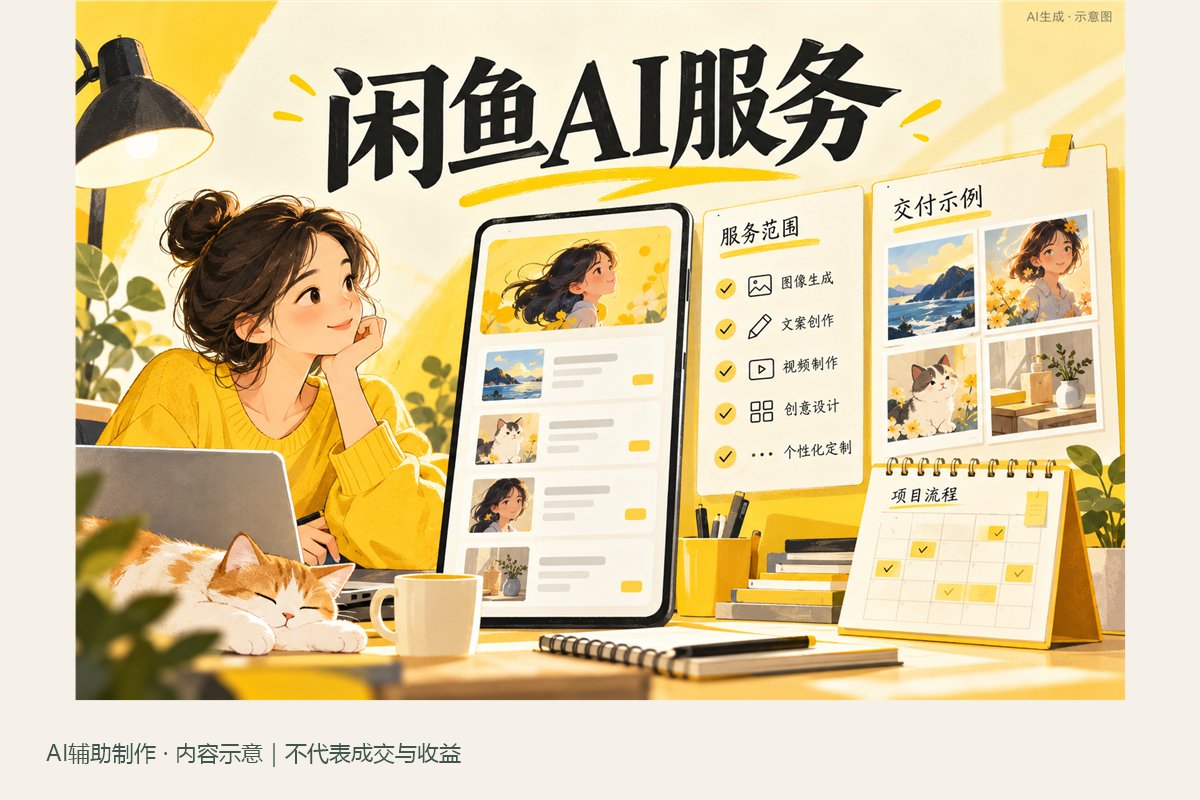 闲鱼上的AI服务怎么做？把一个商品讲明白再上架
