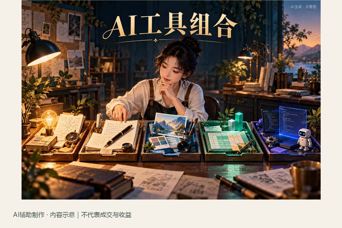 AI工具不是越多越好：按5个工作场景搭配就够了