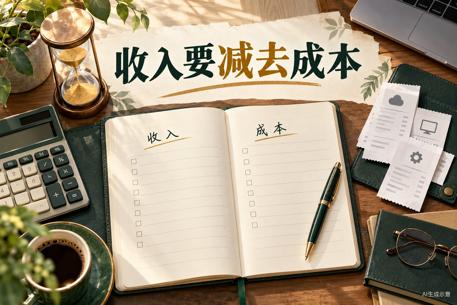 制作成本示意