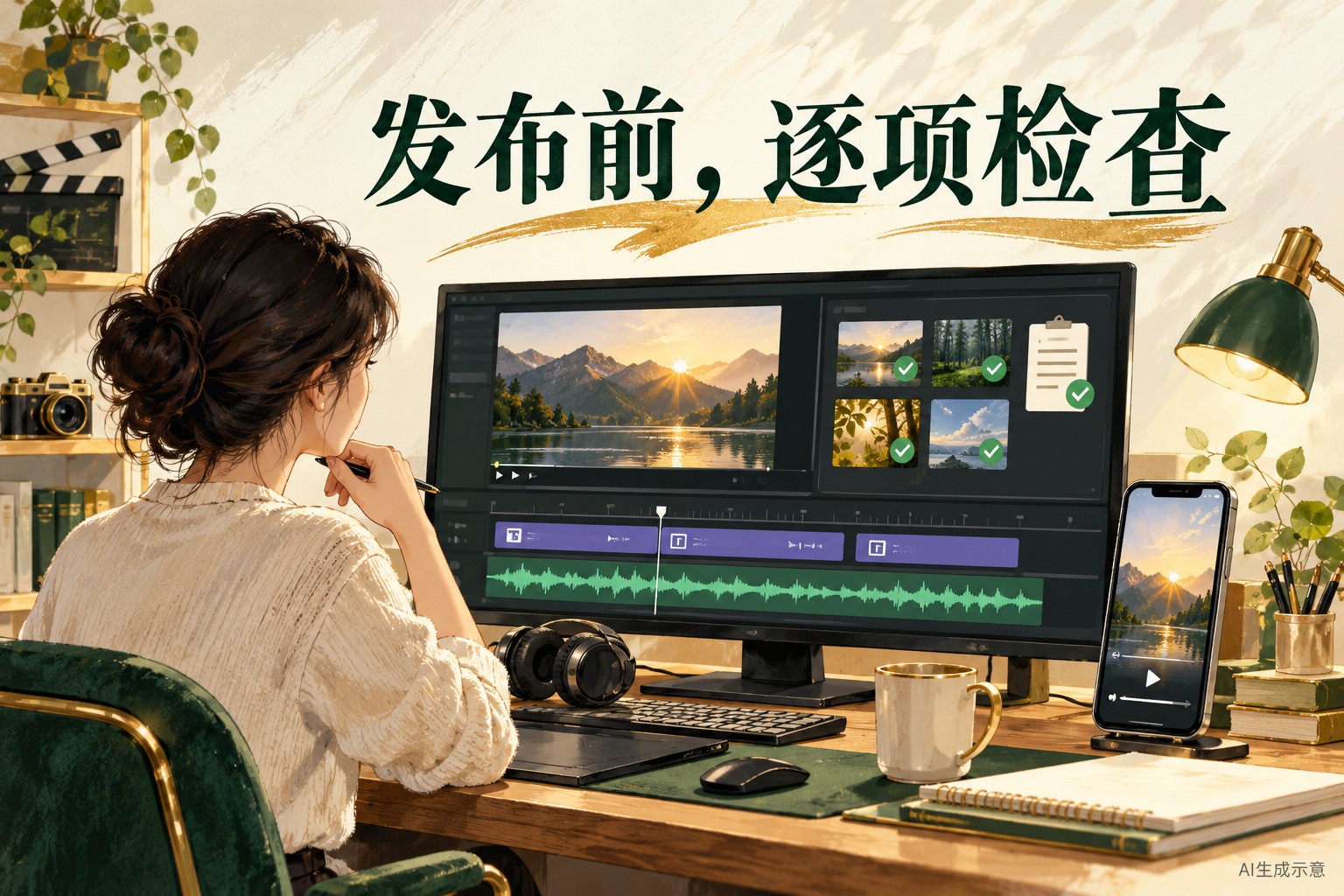 发布前检查示意
