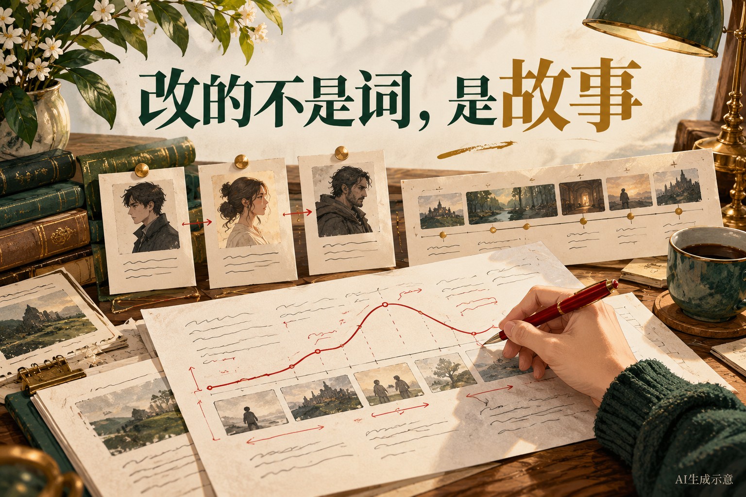 故事修改示意
